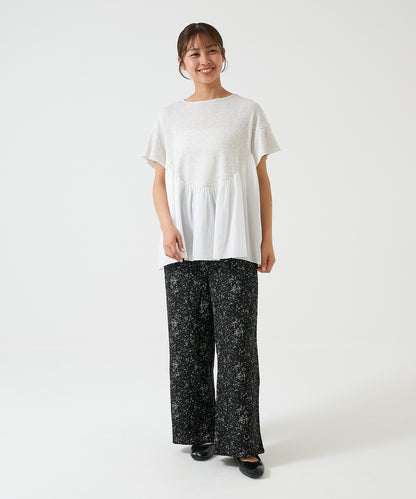 切替たっぷりギャザーチュニック