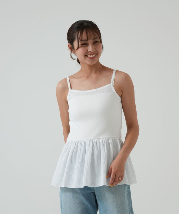《5月1日入荷》レイヤードキャミチュニック