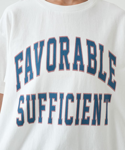 FAVORABLEカレッジプリントT