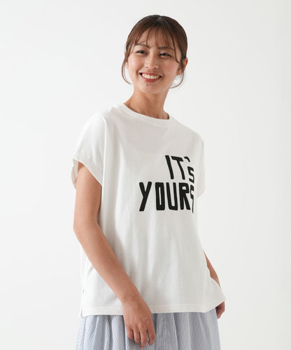 Loose print big tee