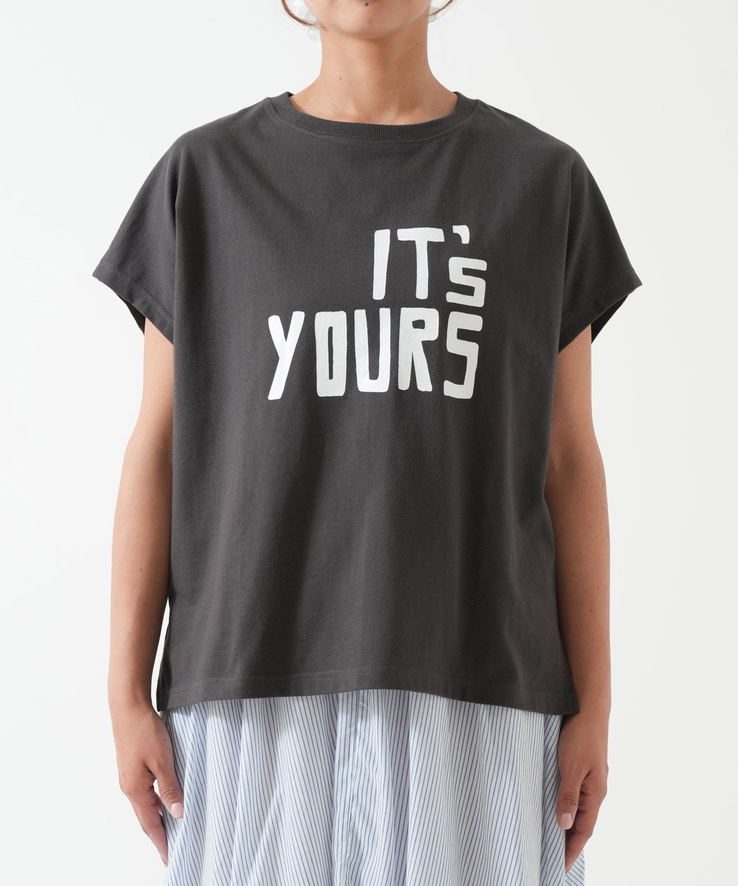 Loose print big tee