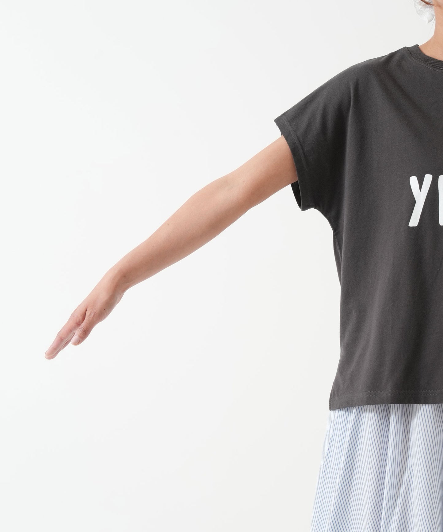 Loose print big tee