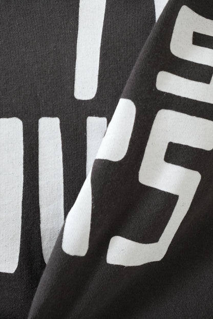 Loose print big tee