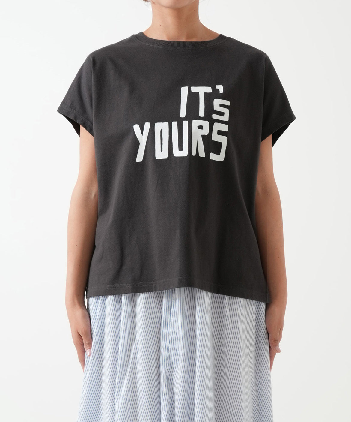 Loose print big tee