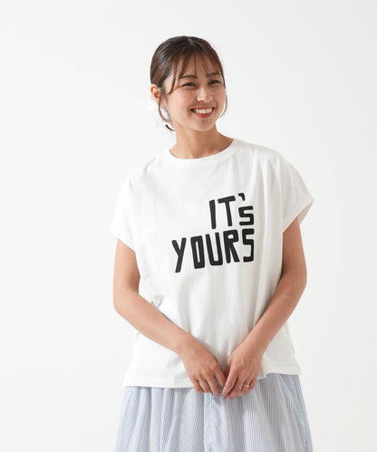 Loose print big tee