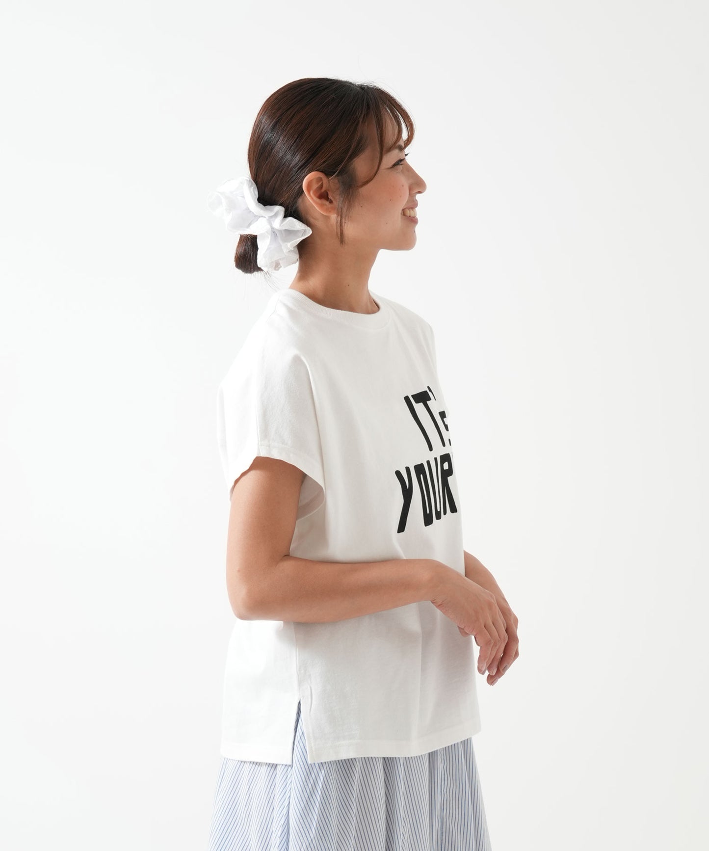 Loose print big tee