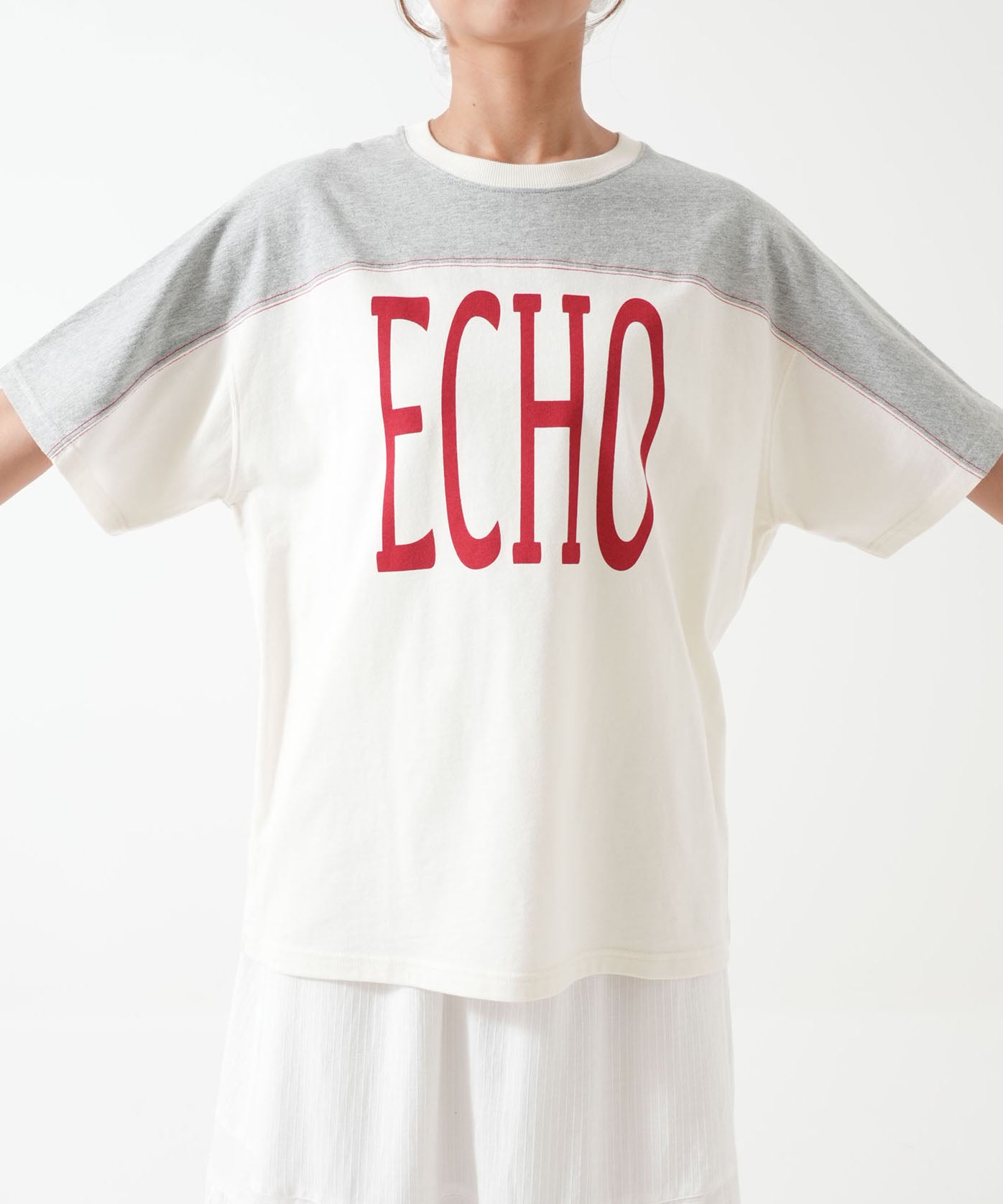 ECHO配色プルオーバー