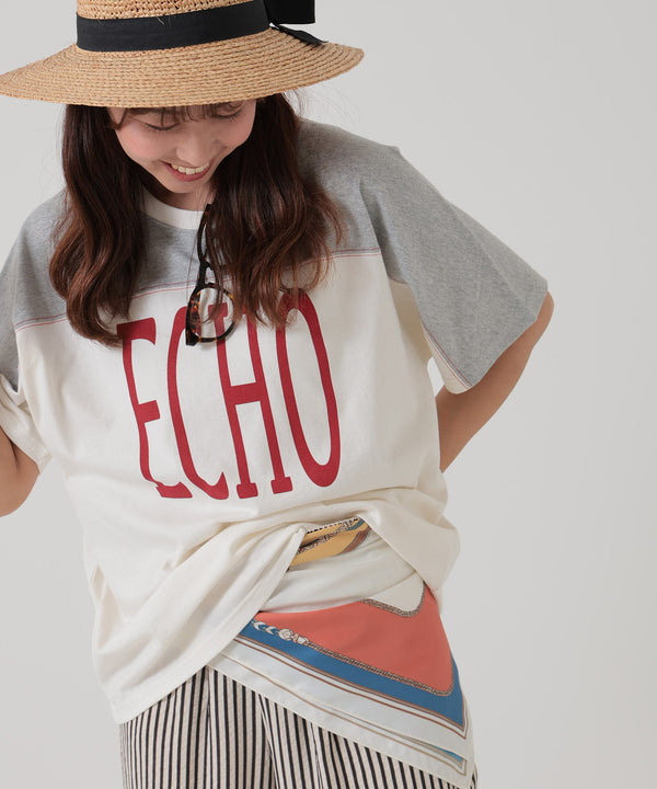 ECHO配色プルオーバー