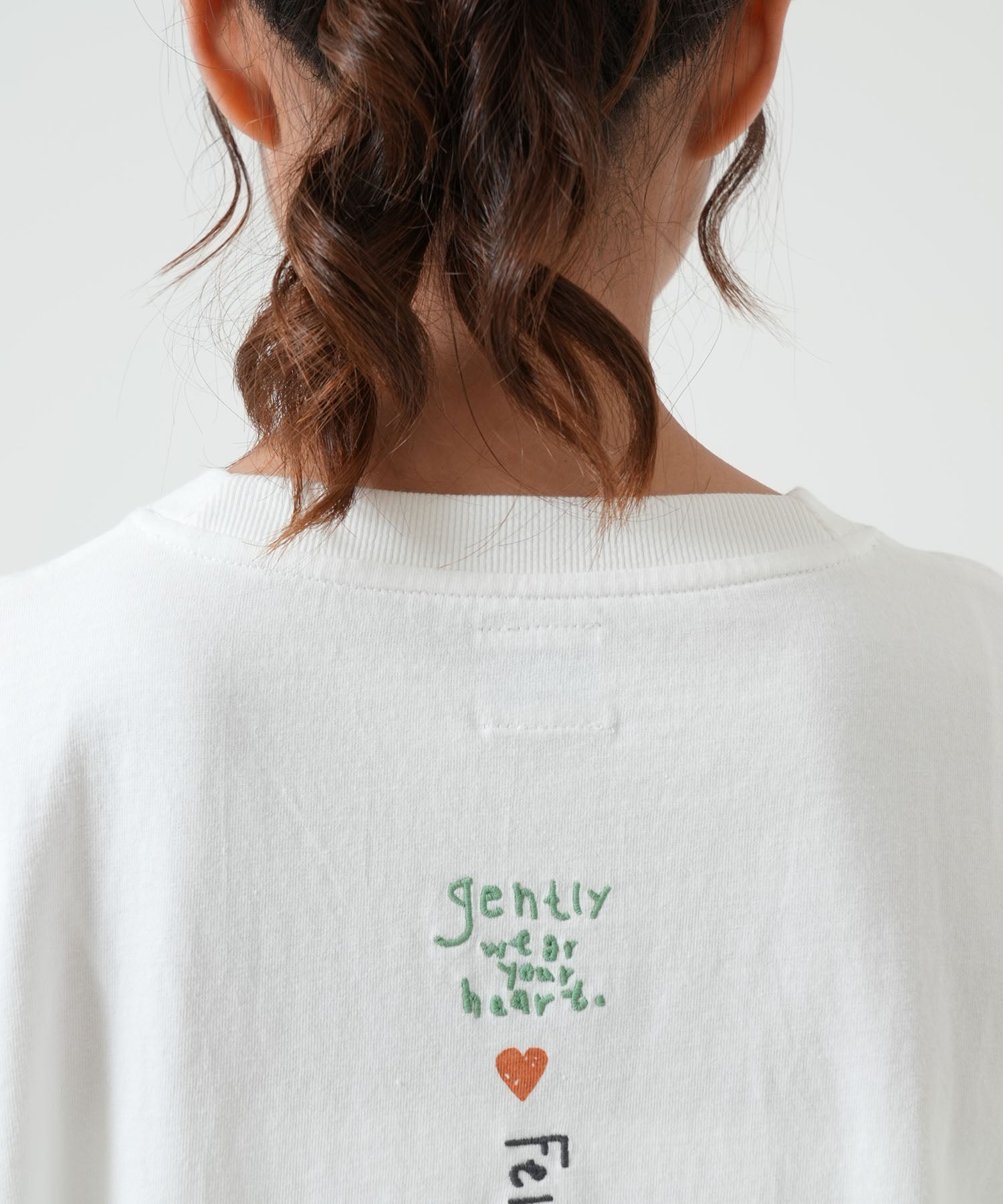 たて刺繍ハートチュニック – HEART MARKET