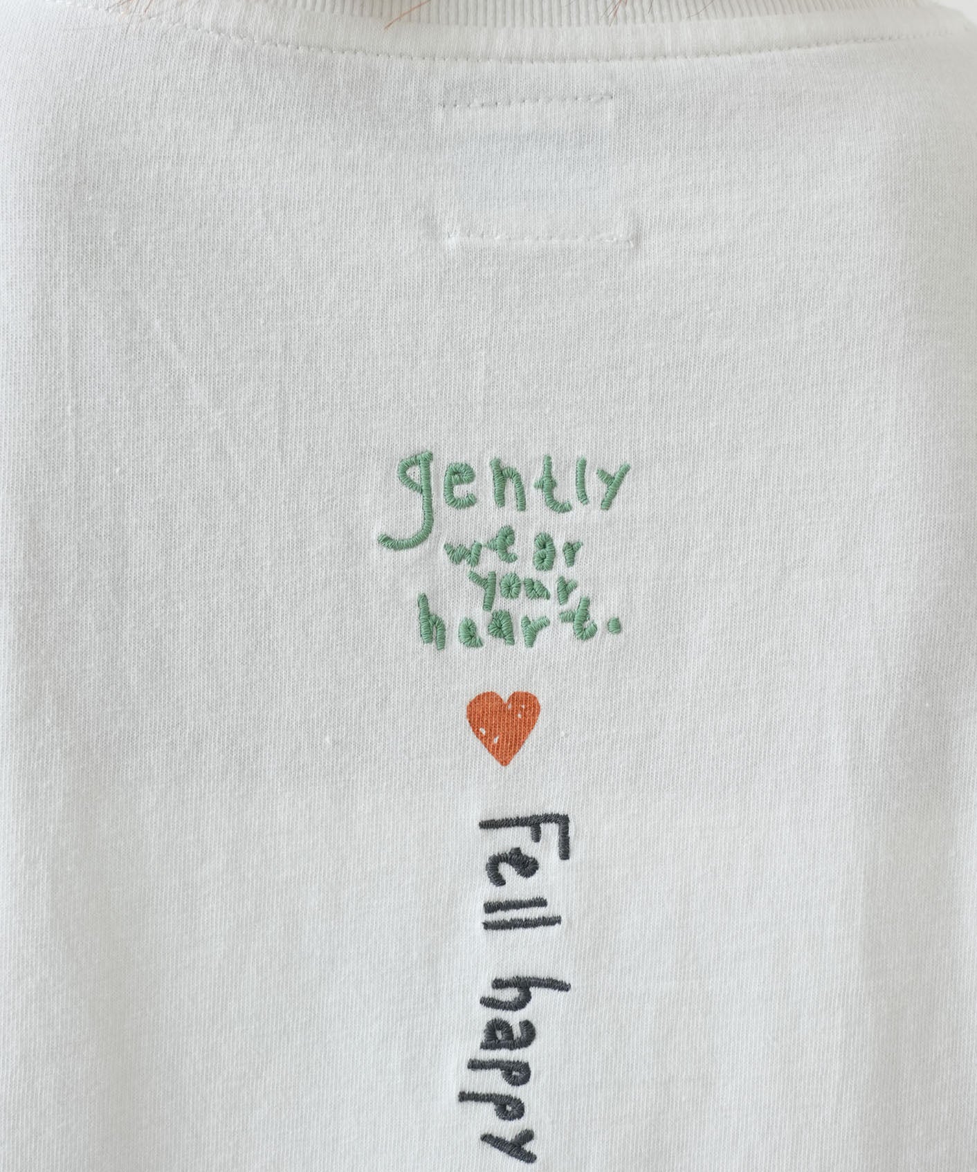 ジュンヤワタナベ チュニック 蝶 刺繍 ホワイト たて刺繍ハートチュニック – HEART MARKET