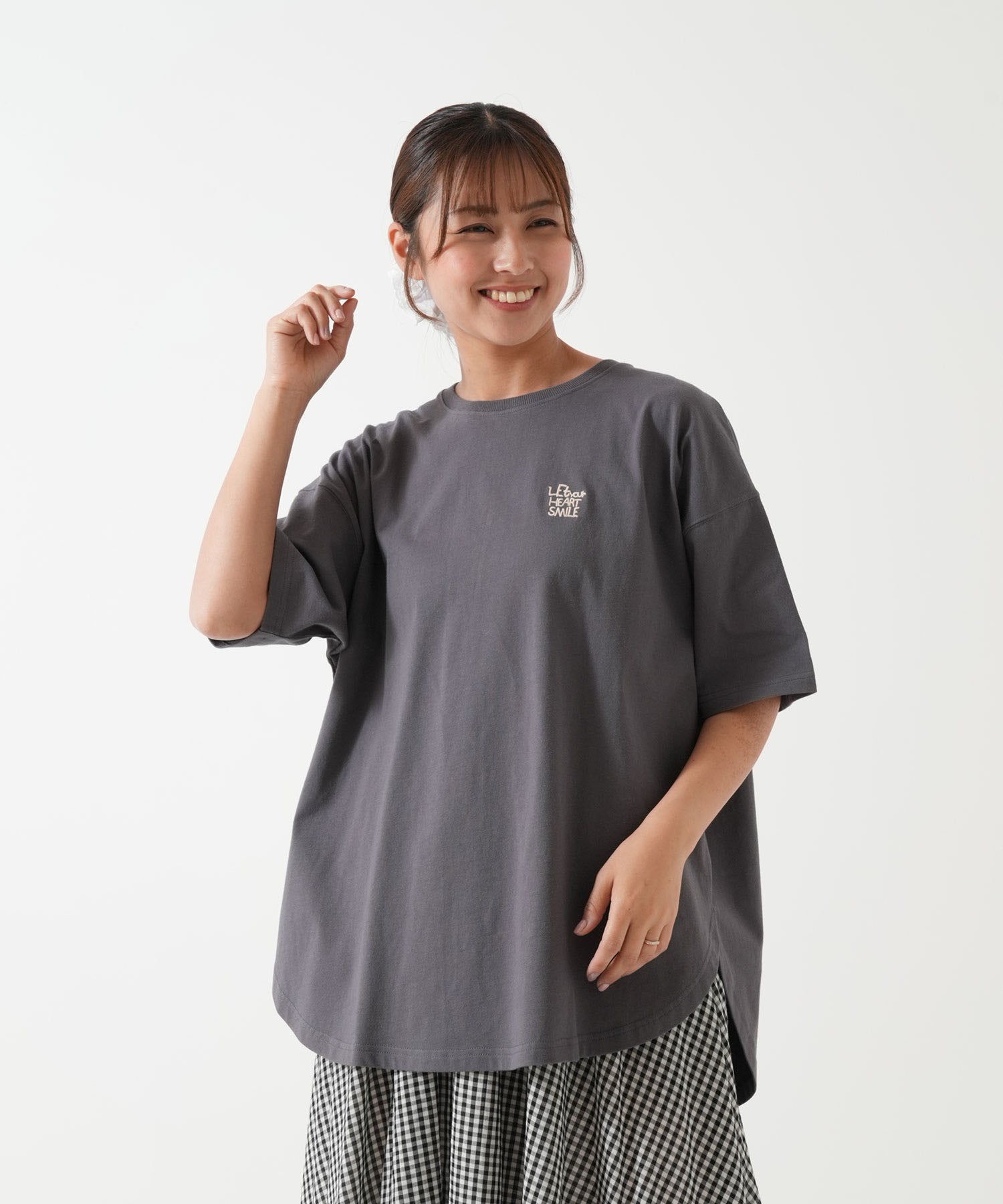 5月19日入荷》うしろ刺繍ハートチュニック – HEART MARKET