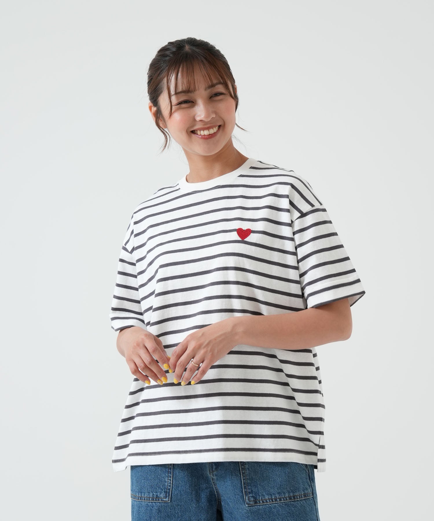 ハート刺繍Tシャツ – HEART MARKET
