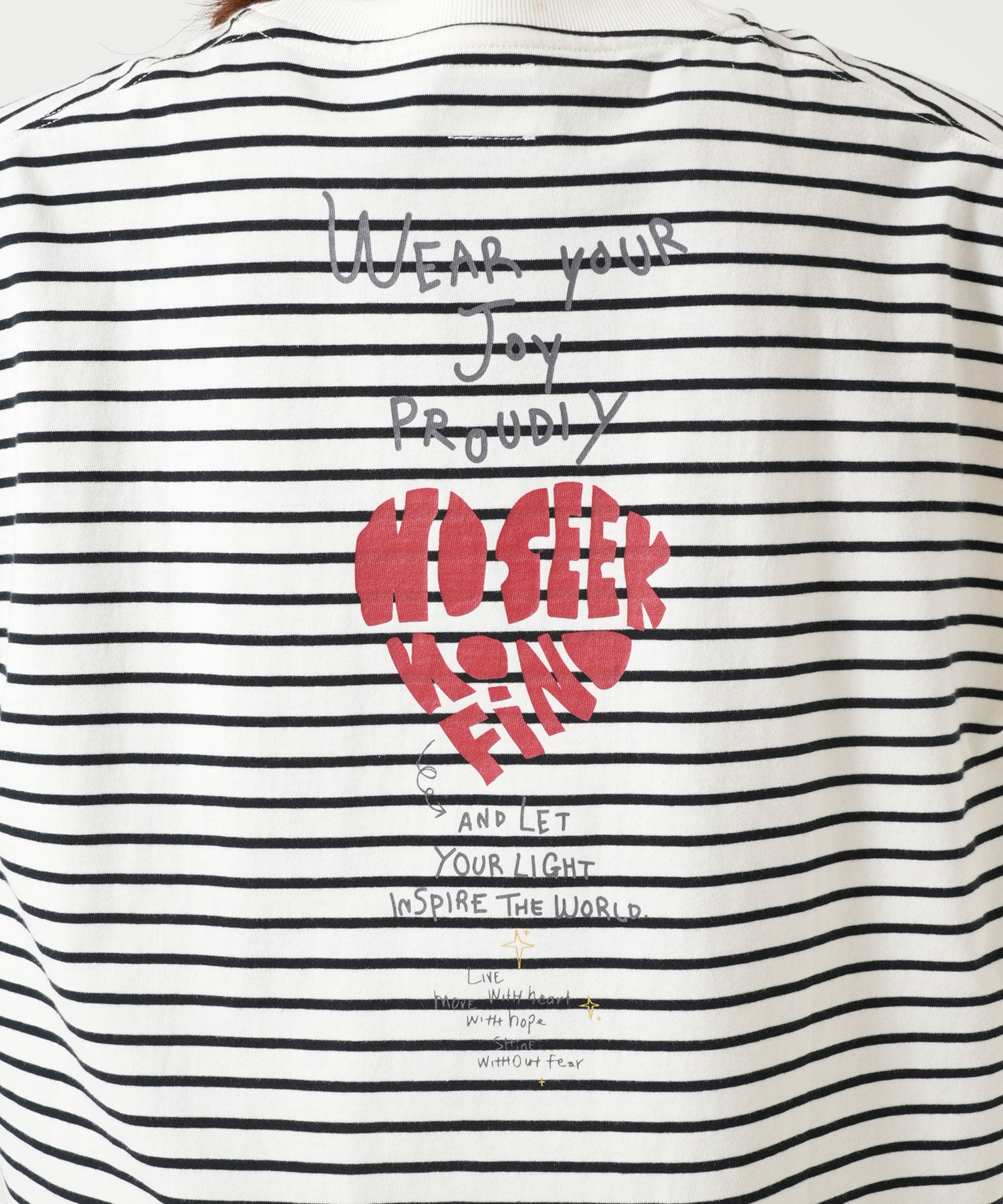 ハートバックプリントTEE