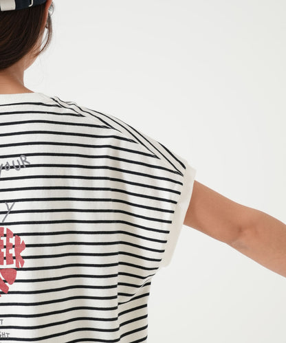 Heart Back Print T-Shirt