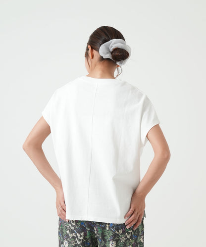 プリントワイドリブドルマンTEE