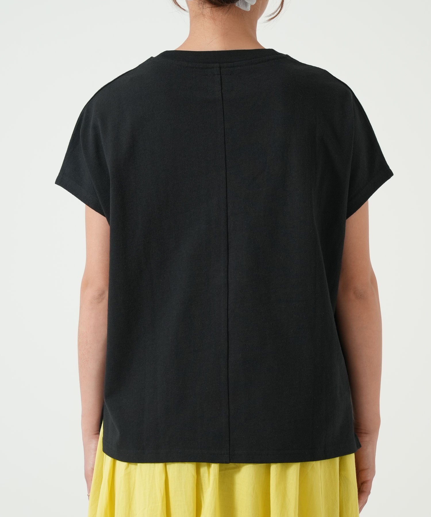 プリントワイドリブドルマンTEE