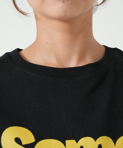 プリントワイドリブドルマンTEE