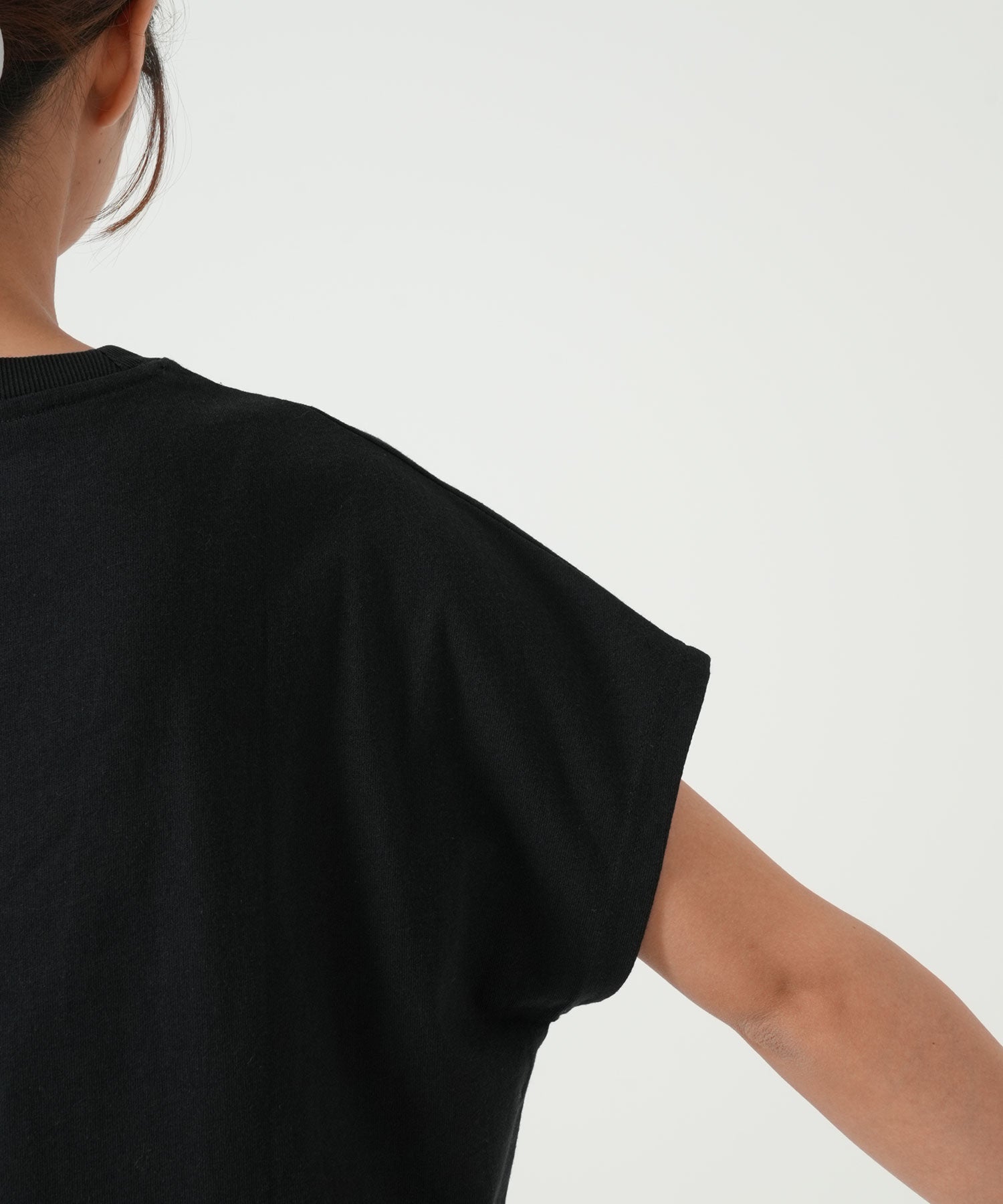 プリントワイドリブドルマンTEE