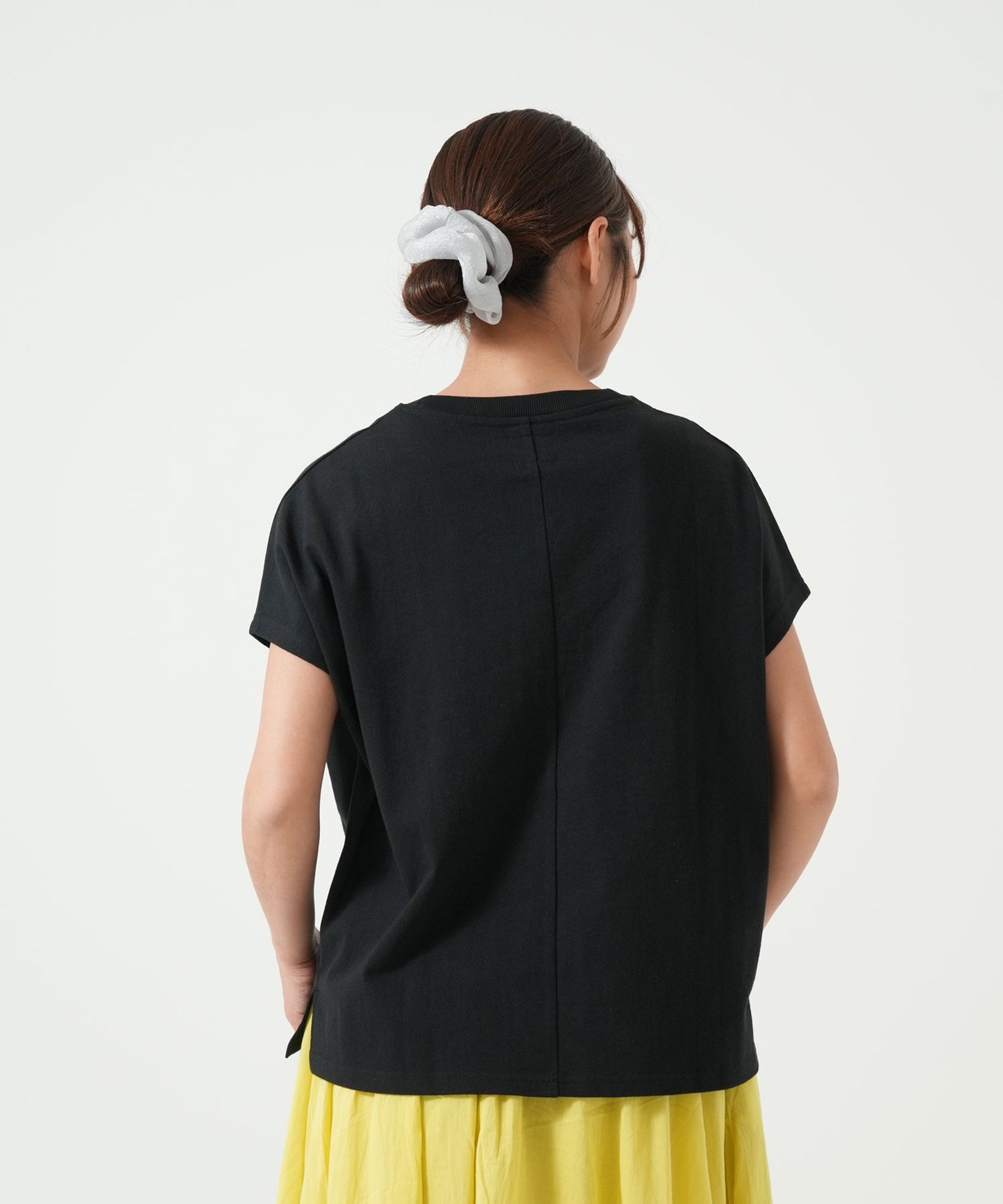 プリントワイドリブドルマンTEE