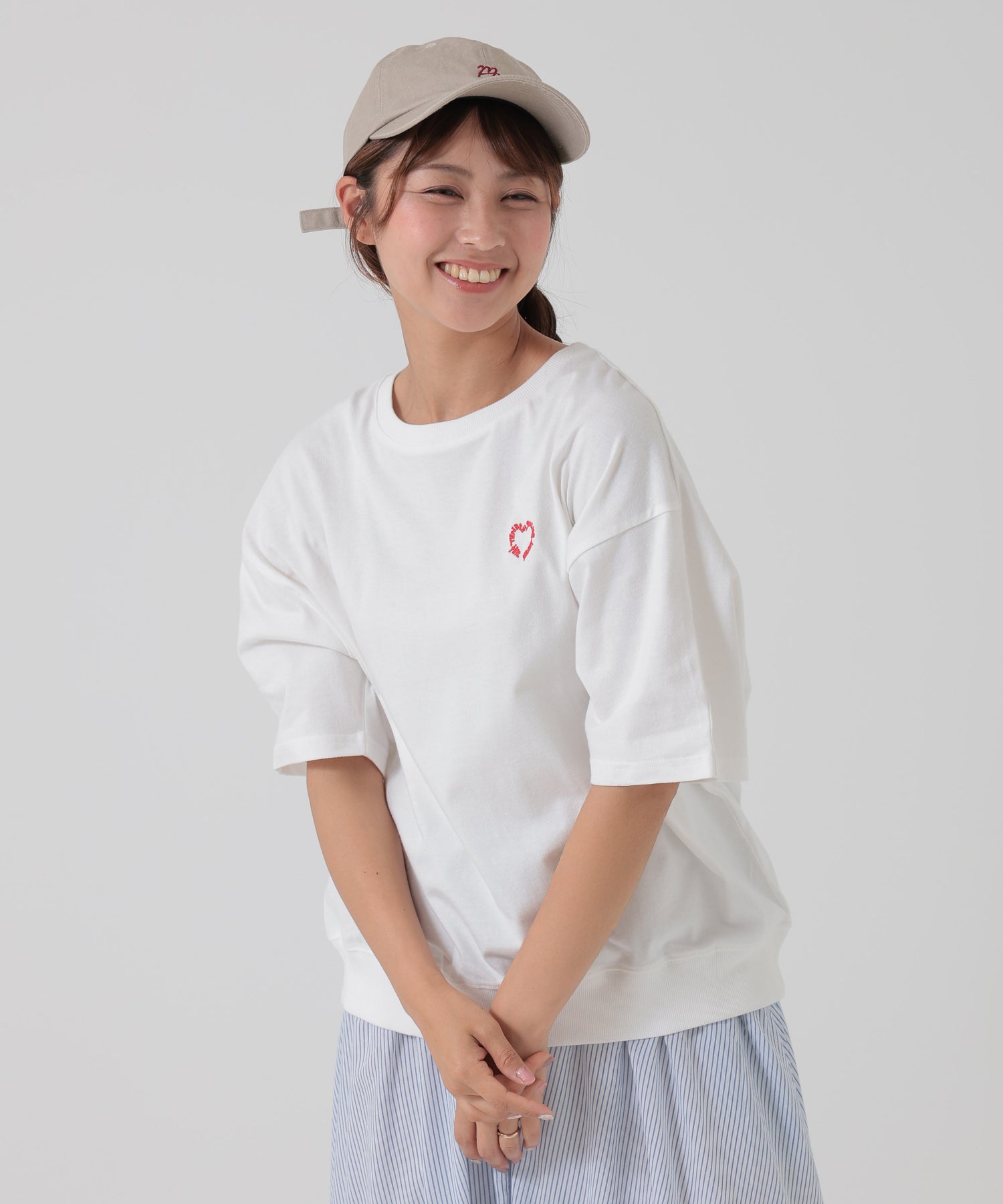 6月5日入荷》ハート刺繍TEE – HEART MARKET