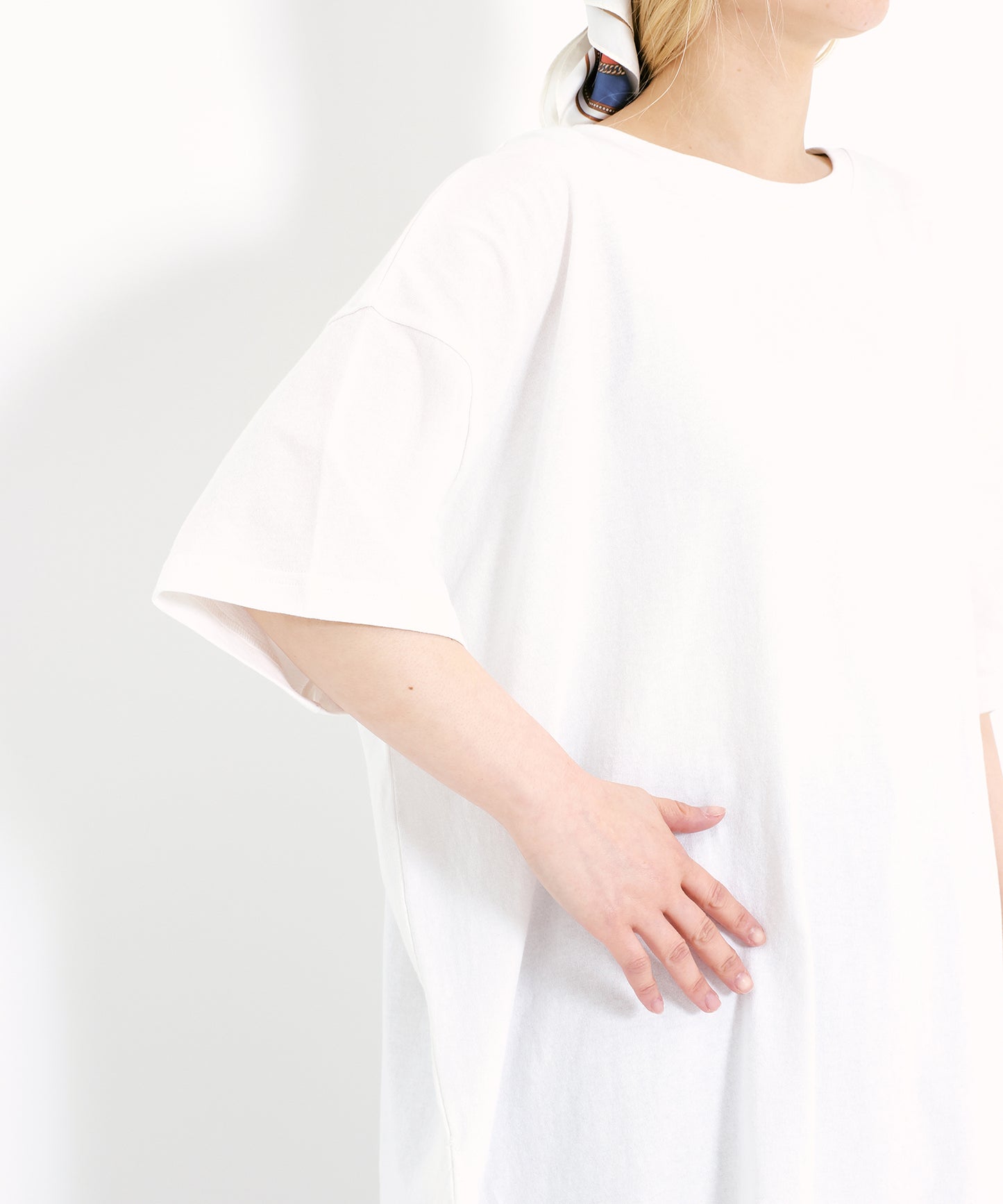 《6月27日入荷予定》裾ラウンドビッグTEEチュニック
