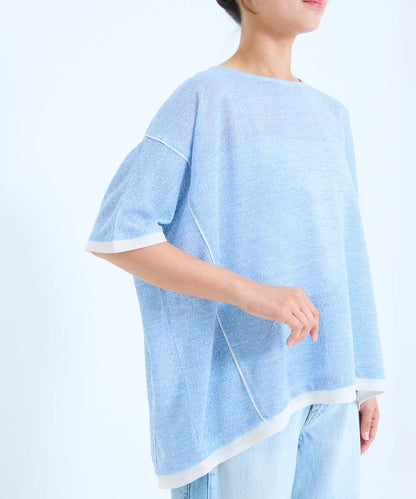 《7月9日入荷》フェイクレイヤードコクーンチュニック