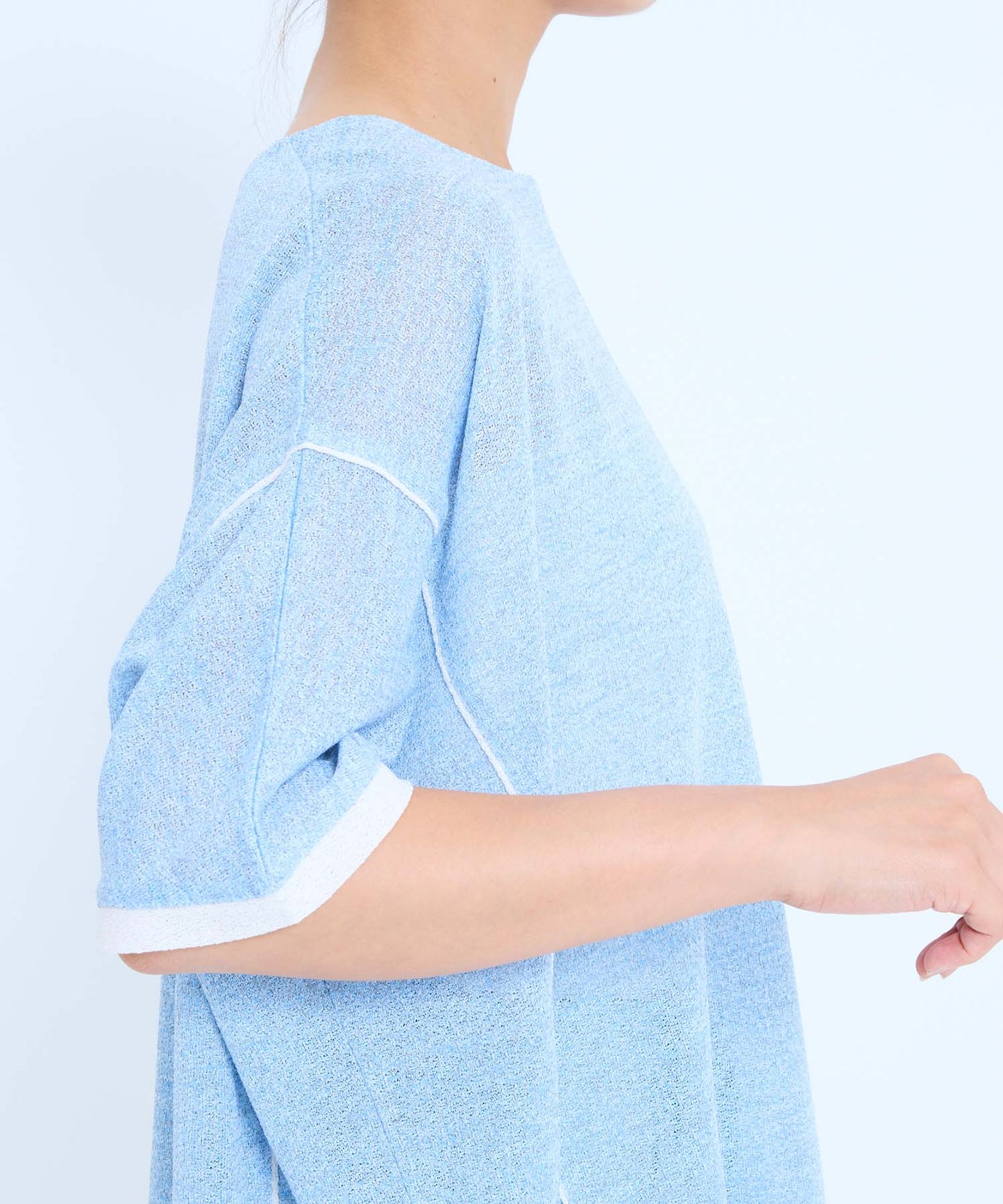 《7月9日入荷》フェイクレイヤードコクーンチュニック