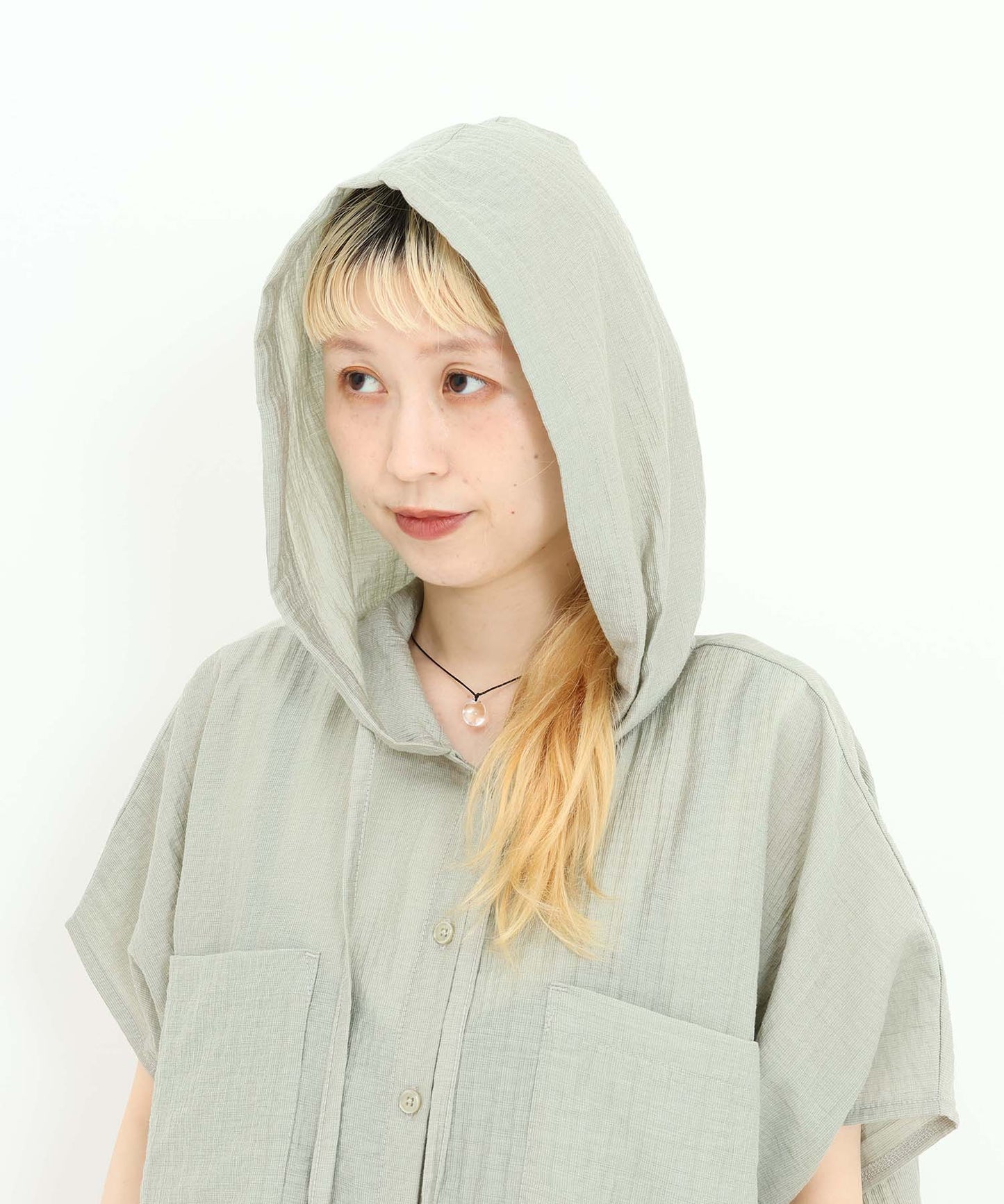 《7月17日発売》裾レースフレンチフーディシャツ