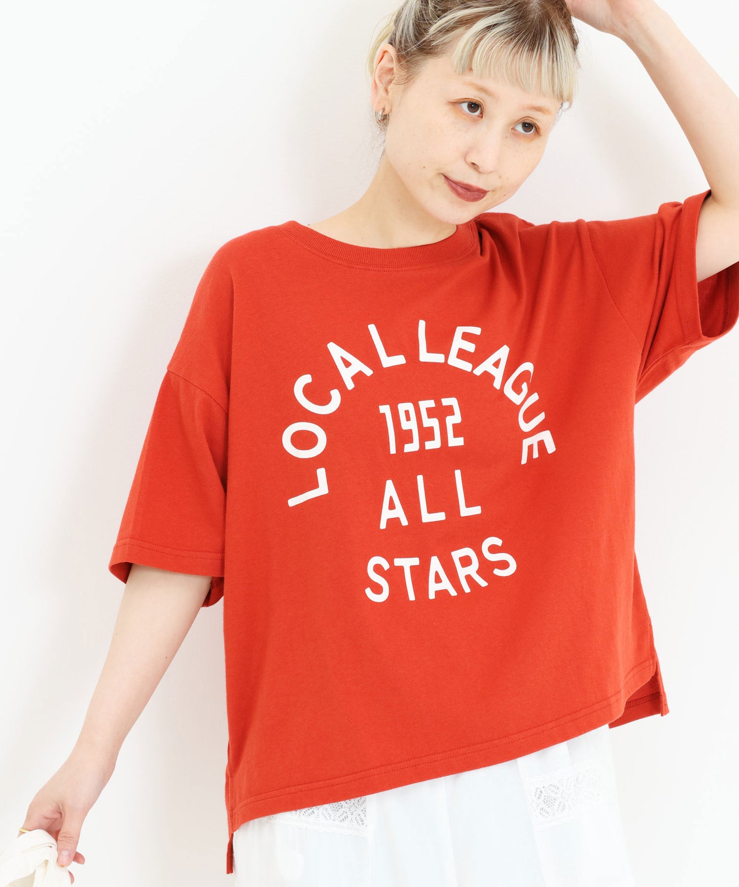 プリントレッド / 154cm / M