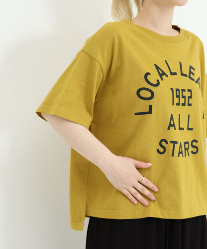 《近日発売》アーチカレッジワイドなプリントT