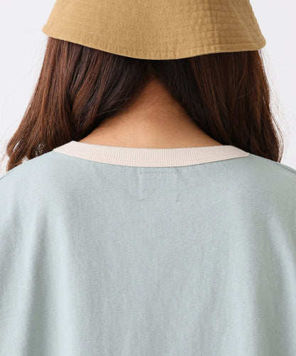 《8/4発売》ハート袖刺繍BIG T