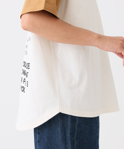 《8/4発売》アシメバックプリントチュニック