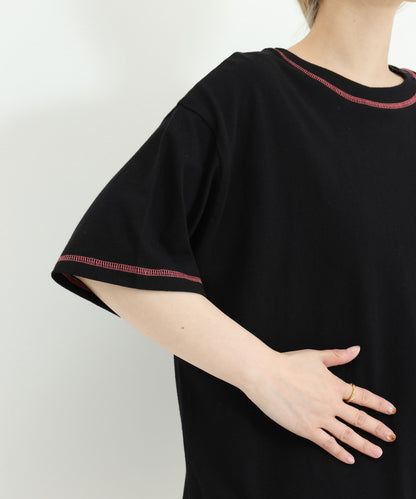 《近日発売》【スタッフ企画】ハートの日ステッチ刺繍風T