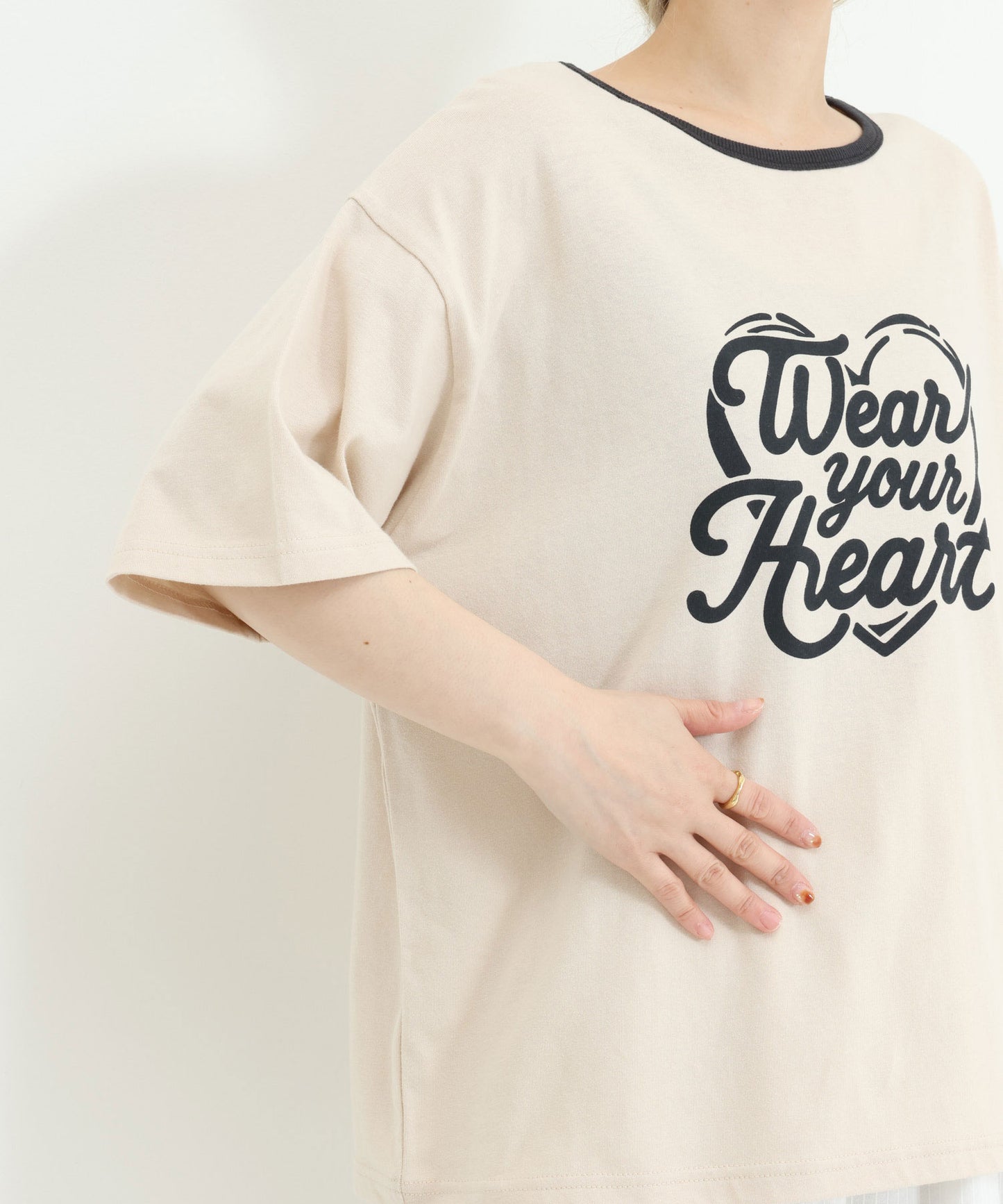 《近日発売》【スタッフ企画】ハートの日ハートロゴT