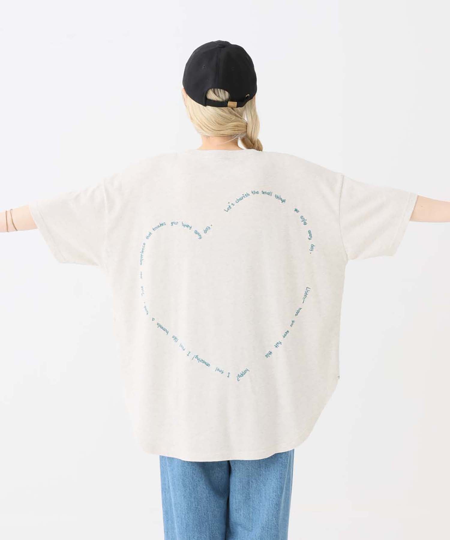 《近日発売》ハート刺繍バックロゴチュニック