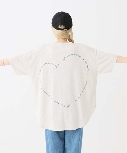《近日発売》ハート刺繍バックロゴチュニック