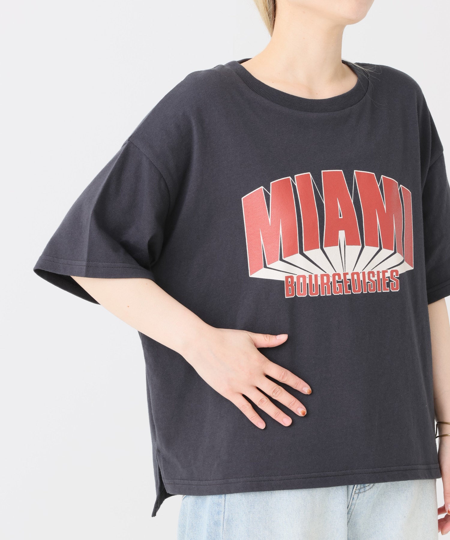 MIAMIワイドなプリントT