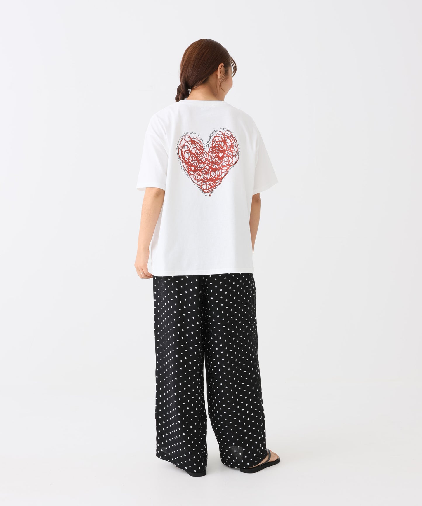 プリントホワイト / 162cm / FREE