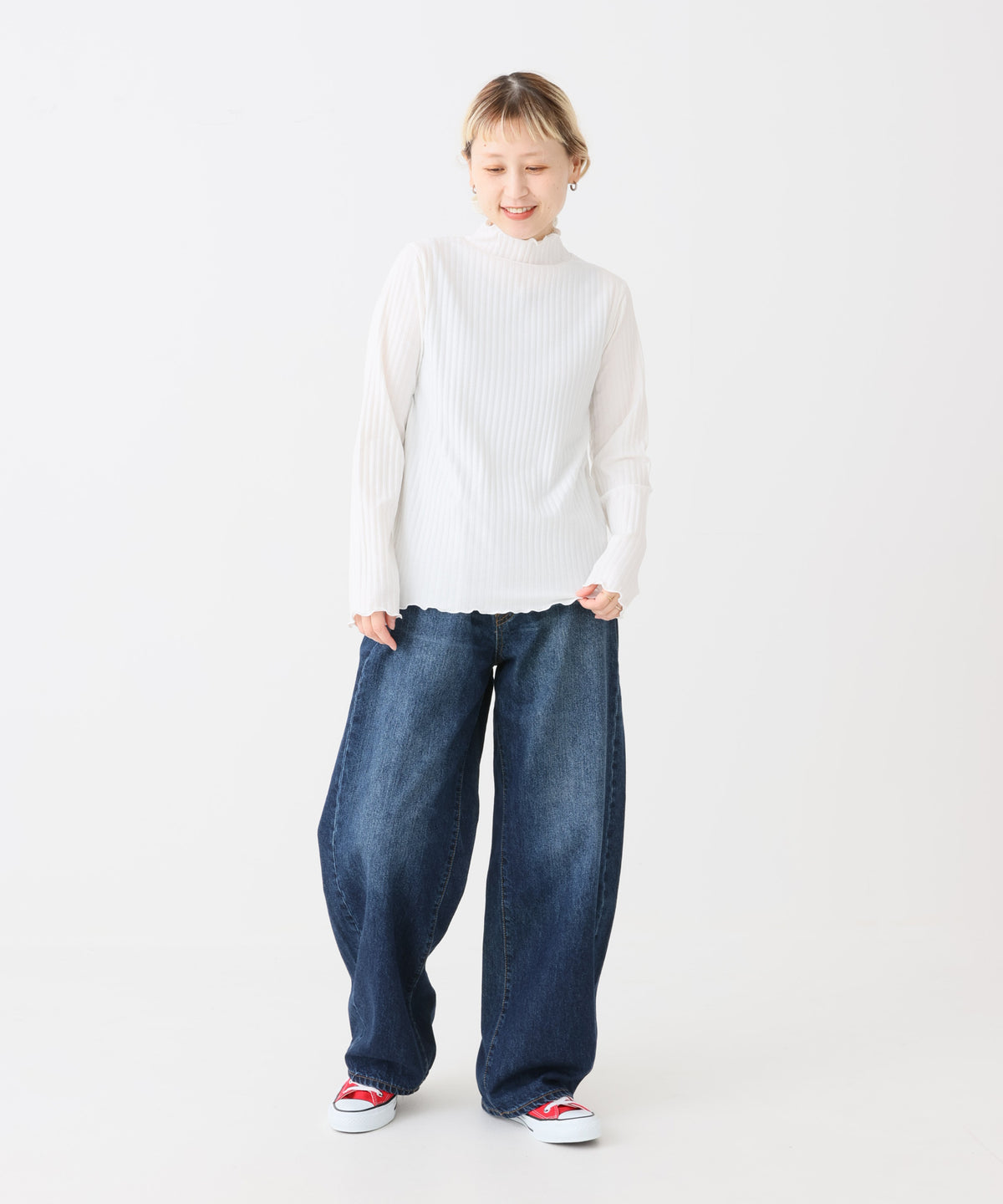 ホワイト / 154cm / M