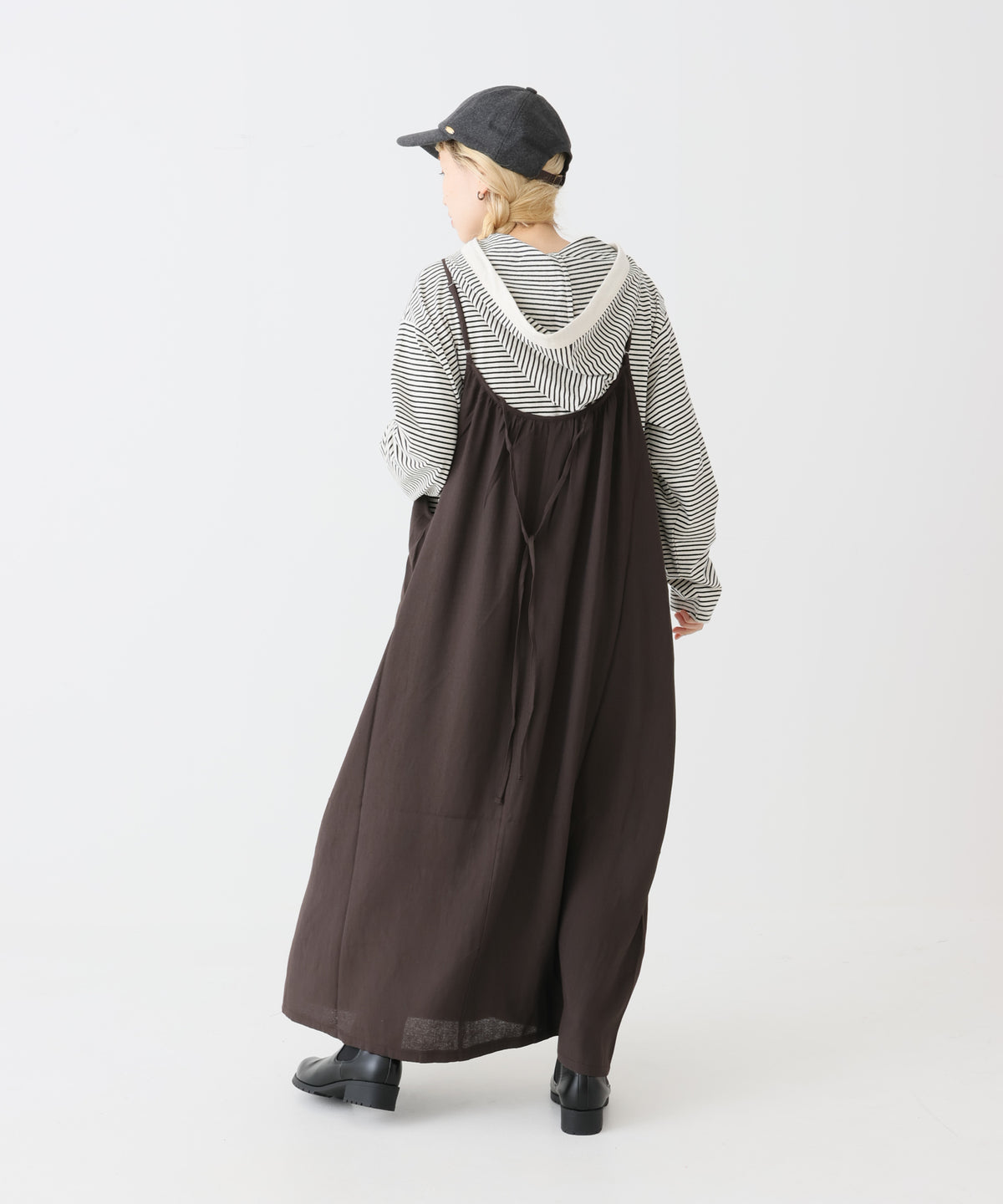 ボーダーナチュラル / 154cm / M