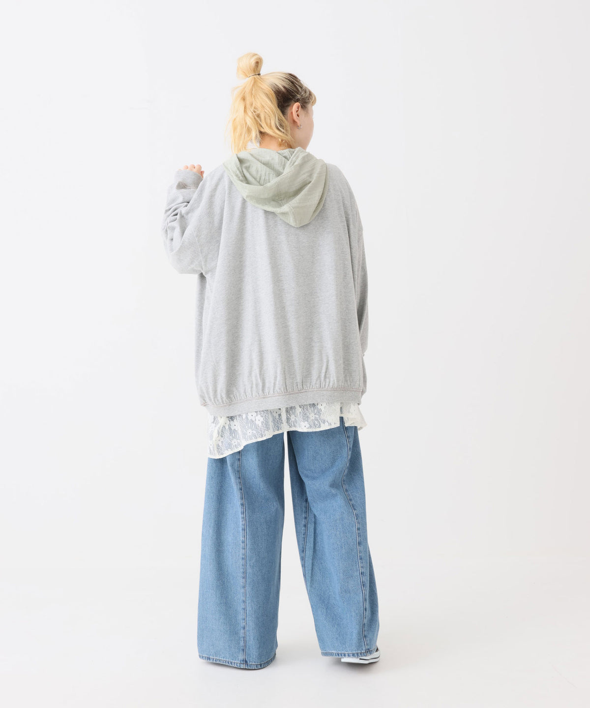 プリントグレー / 154cm / FREE