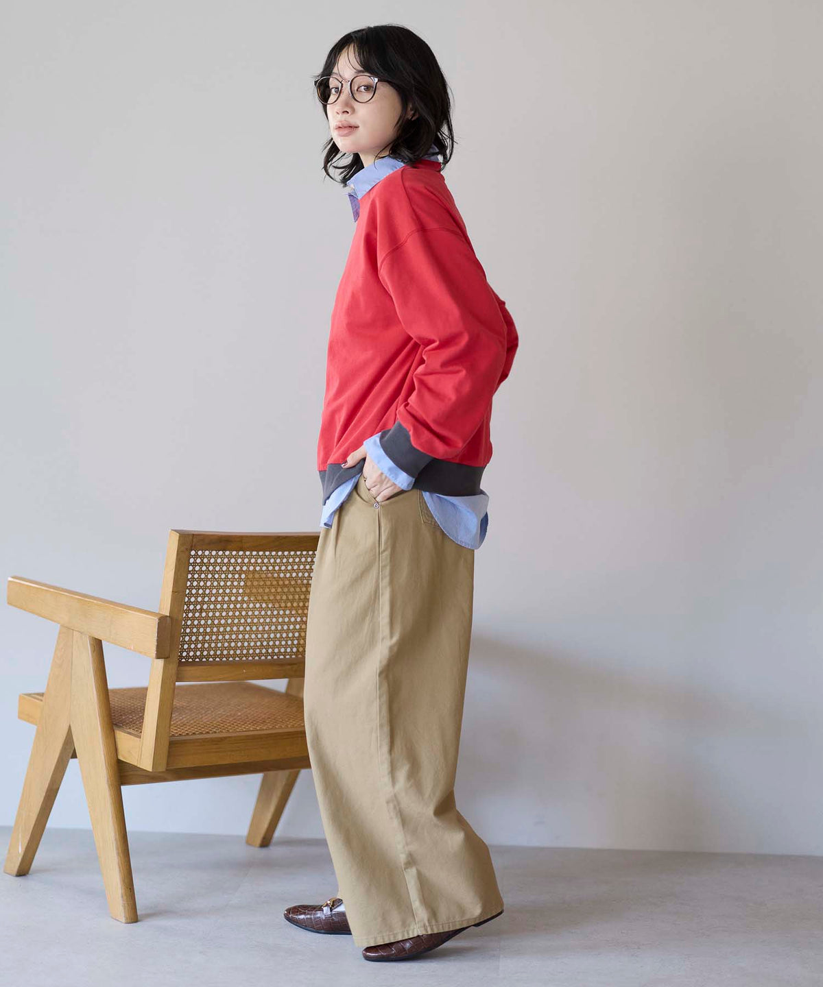 レッド / 157cm / M