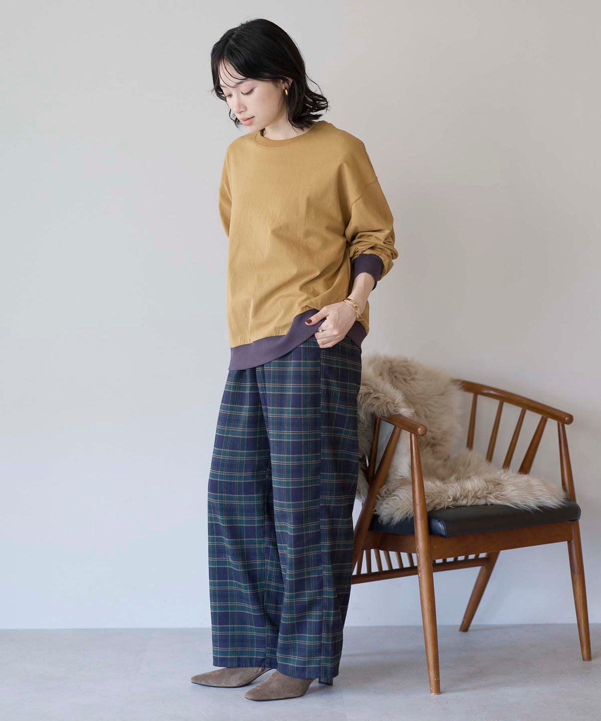 マスタード / 157cm / M