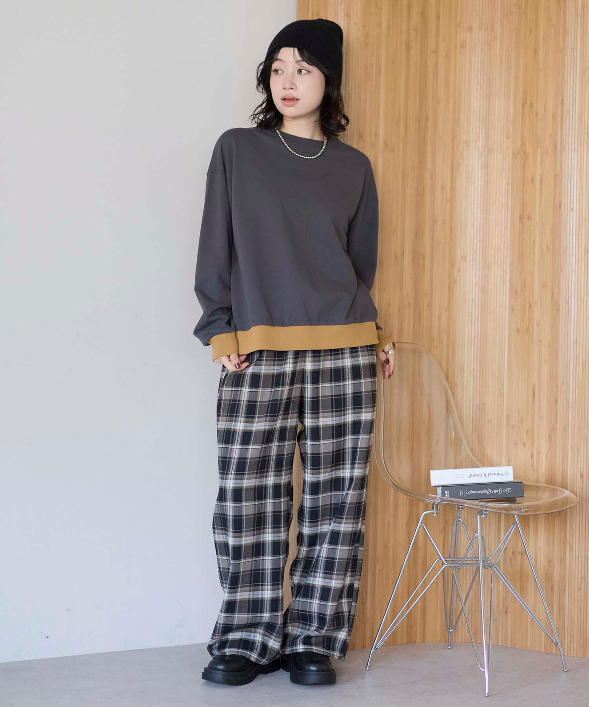 チャコール / 157cm / M