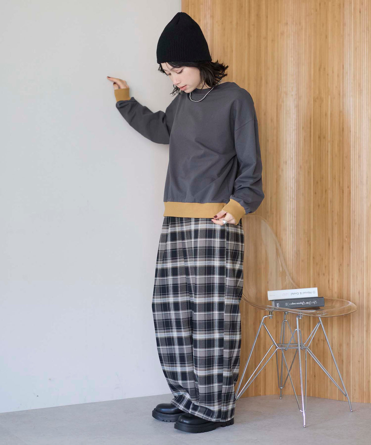 チャコール / 157cm / M