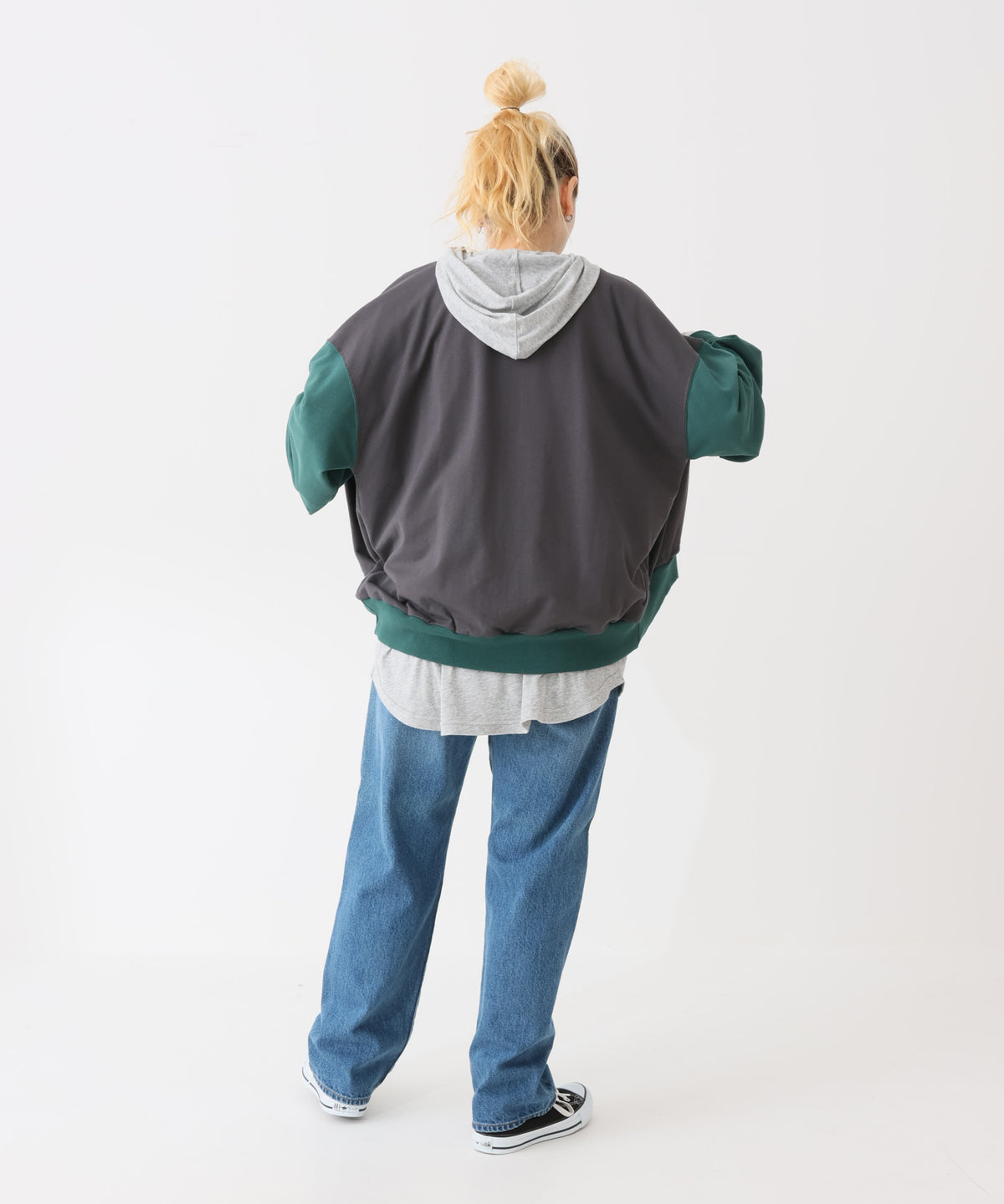 プリントグレー / 154cm / FREE