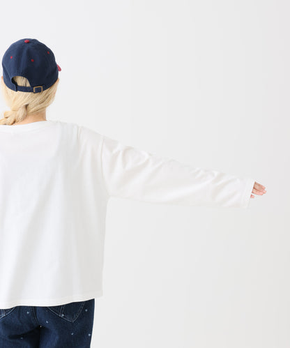 《近日発売》ワイドな無地ロンT