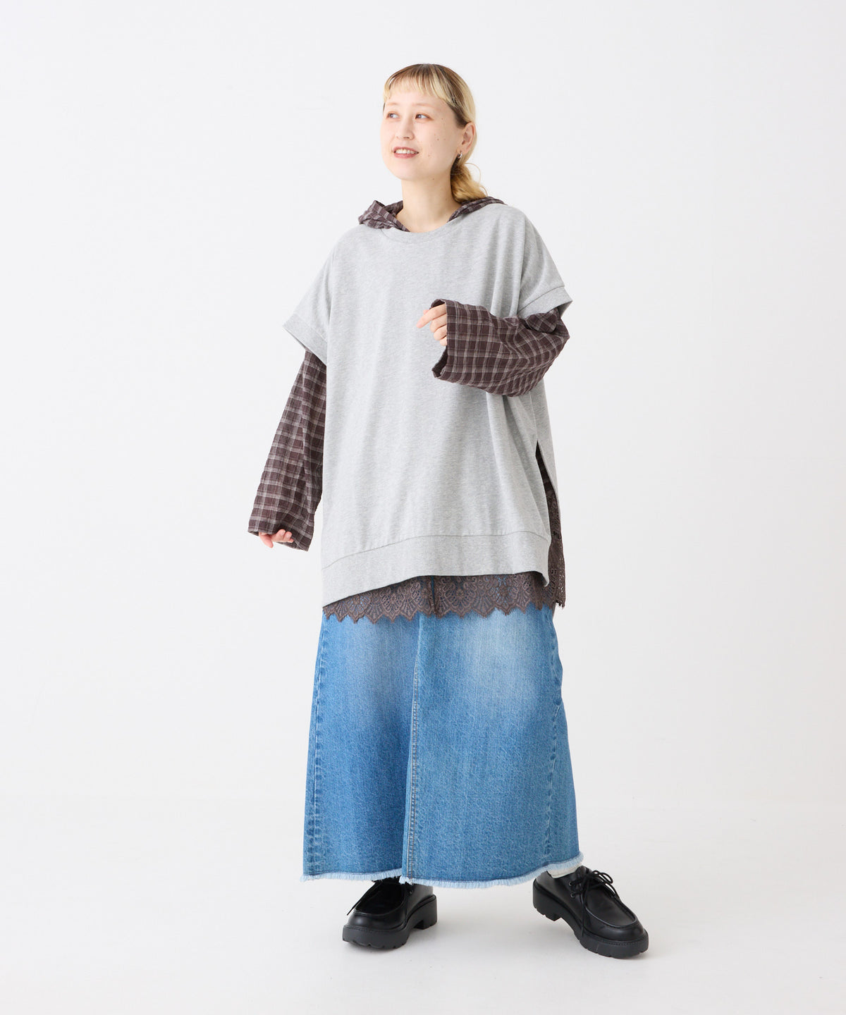 グレー / 154cm / FREE