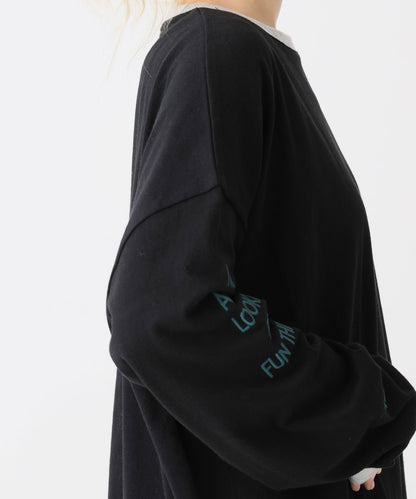 《9/18発売》カラフル袖刺繍チュニック