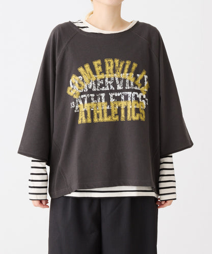 プリントチャコール<br>※この画像が実物に最も近いお色味です。
<br>※インナーに他商品を着用しています。